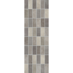 Панно-мозайка Fiori grigio темно-серый (1064-0103) 20*60  (0,84 м2/ 53,7м2) 