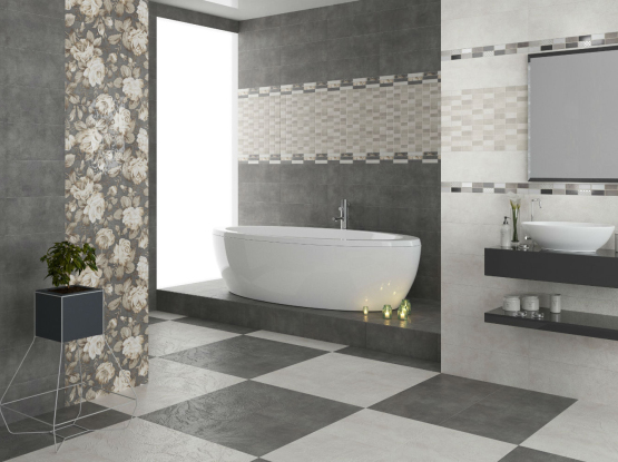 Керамическая плитка Фиори Гриджо / Fiori Grigio (LB-CERAMICS)