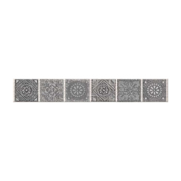 Бордюр Grazia Grey Nefertiti серый