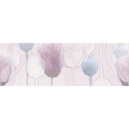 Декор Lila цветы розовый (LL2U071DT) 25x75 (4 шт) 