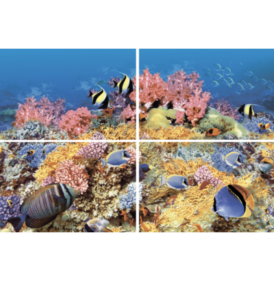 Панно Alba Reef-1 лазурный (AL-P-RF1)  