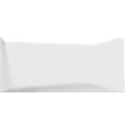 Настенная плитка Evolution рельеф белый (EVG052) 20*44    