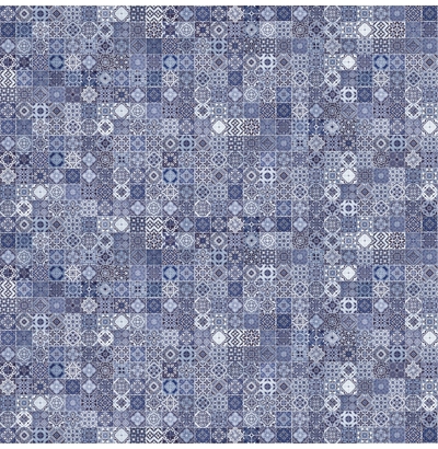 Плитка напольная Hammam голубой (16105) 42*42 (1,58м2/75,84м2)  