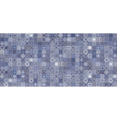 Настенная плитка Hammam рельеф голубой (HAG041D) 20x44   