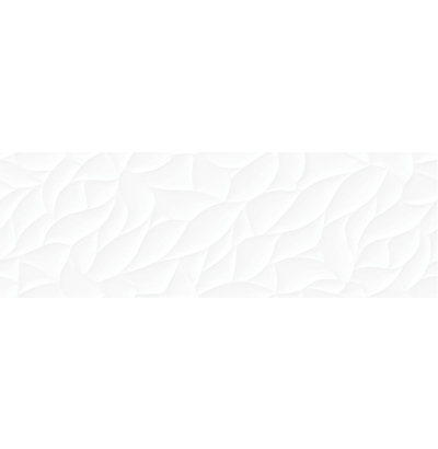 Настенная плитка Glory рельеф белый (GOU052-53) 25x75   