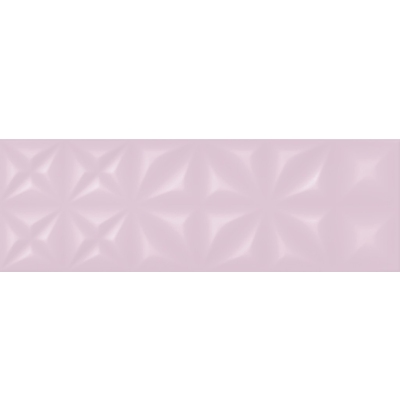 Настенная плитка Lila рельеф розовый (LLU072D) 25x75  