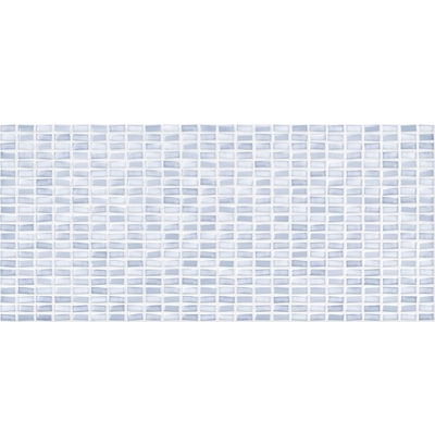 Настенная плитка Pudra голубой рельеф мозайка (PDG043D) 20*44   