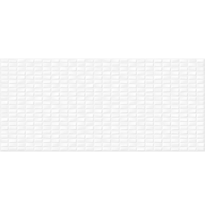 Настенная плитка Pudra белый рельеф мозайка (PDG053D) 20*44    