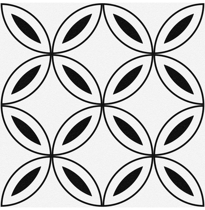 Керамогранит Stream геометрия белый (17922) 29,8*29,8    