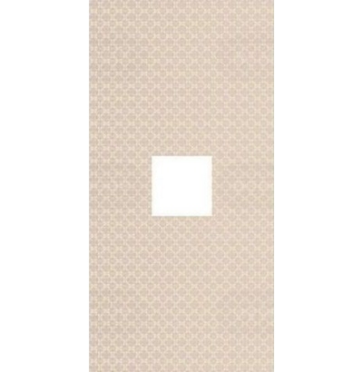 Декор Индия бежевый плитка с квадратным вырезом (под мирабель) 8.2x8.2  