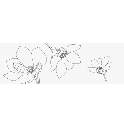 Плитка настенная Спирит 7Д белый  900*300    