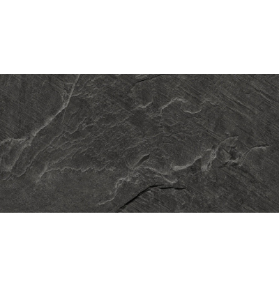 Керамический гранит Уэльс 5 черный ТОНКИЙ 30х60   