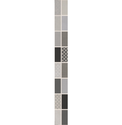 Бордюр метал Fiori grigio(1501-0101/1) 6,5*60  