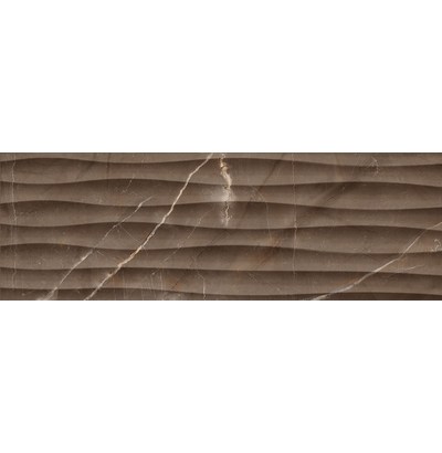 Настенная плитка Миланезе Дизайн марроне волна (1064-0164) 20*60  (0,84 м2/ 53,7м2)   