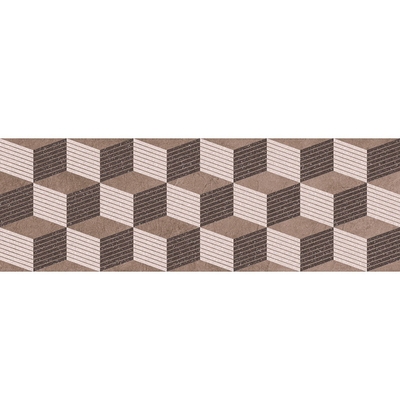 Декор Кронштадт коричневый Геометрия (04-01-1-17-03-15-2222-0)  20х60 (10шт)  