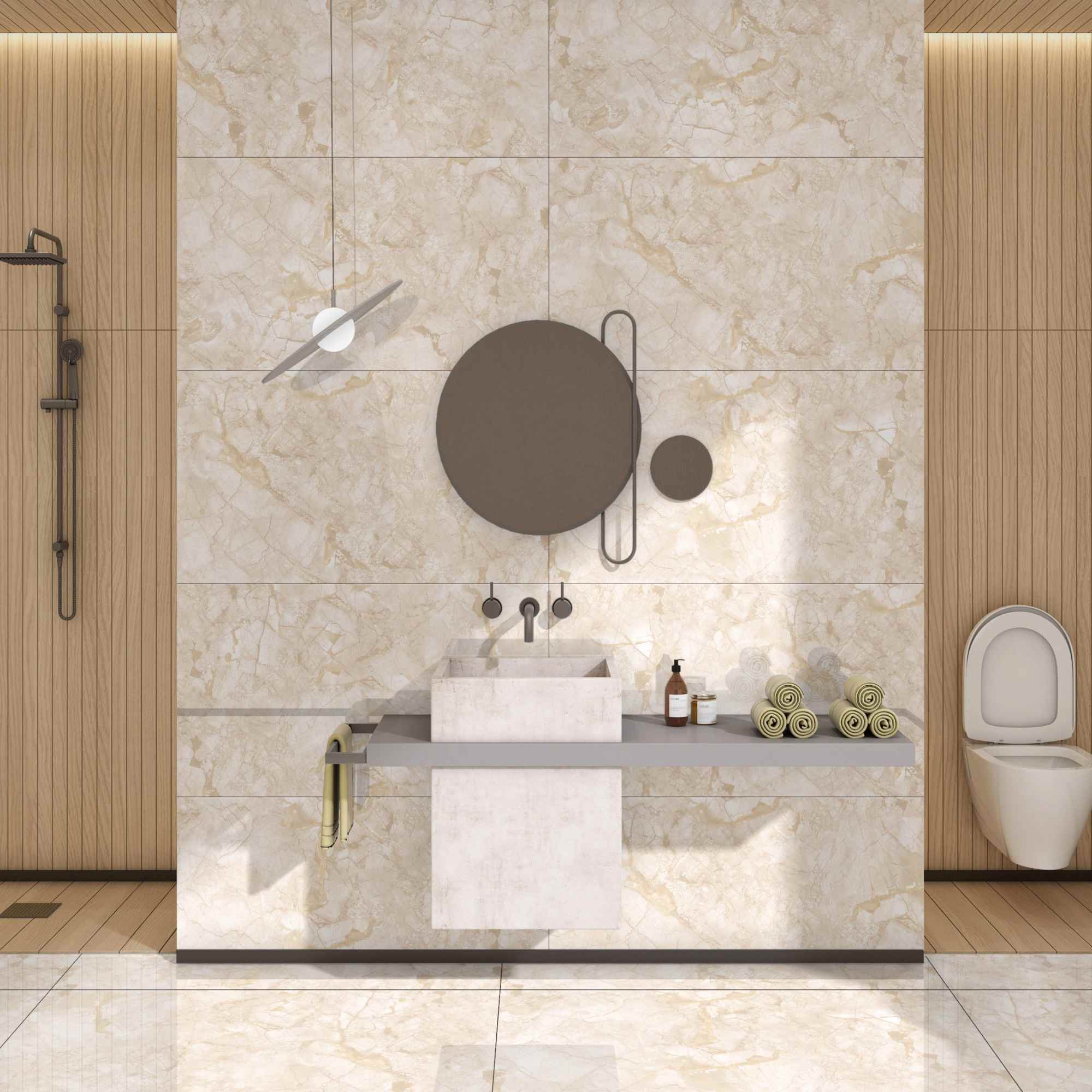 FLEMINGO (GOLDEN GLOSSY CARVING)